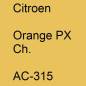 Preview: Citroen, Orange PX Ch., AC-315.